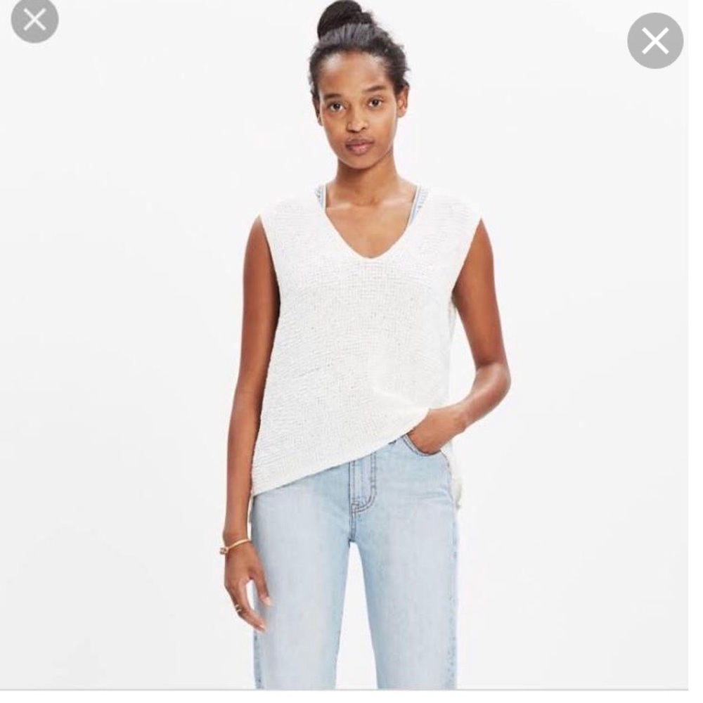 Madewell Stitchweave Sweater Tank